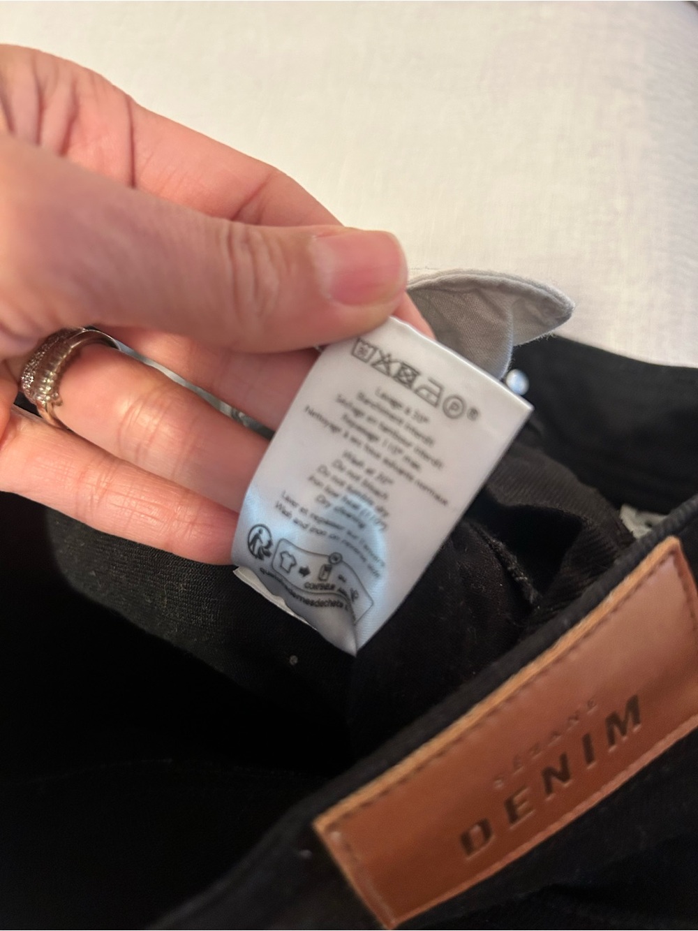 Sezane Black Le Crop Jeans size 38 / 6 - Picture 8 of 14